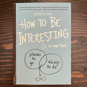 📕 4/$20 📕 How to be interesting paperback book